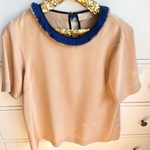 Rungolee Silk Fringe Top